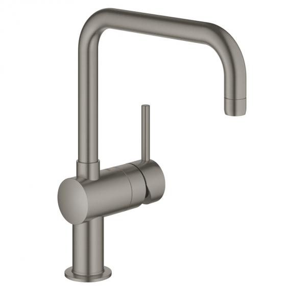 Grohe Minta single-lever kitchen mixer tap brushed hard graphite