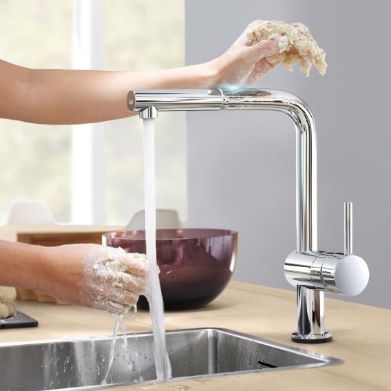 Grohe Minta Touch electronic single-lever kitchen mixer tap