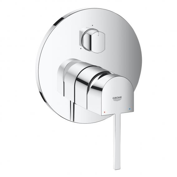 Grohe Plus single-lever mixer with three-way diverter for Rapido SmartBox brushed hard graphite