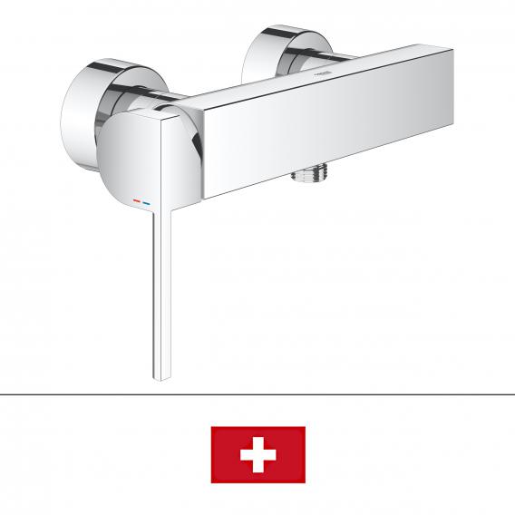 Grohe Plus wall-mounted single lever shower mixer chrome