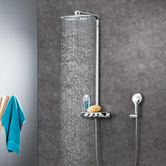 Grohe Rainshower System SmartControl 360 DUO shower systen with thermostatic mixer chrome
