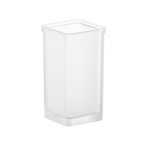 Grohe Selection Cube replacement glass bowl for toilet brush set