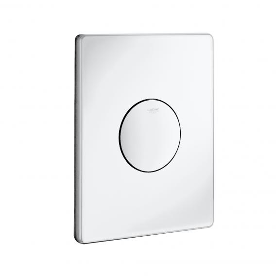 Grohe Skate toilet flush plate for vertical and horizontal installation white