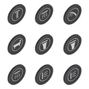 用於隱藏式配件的高儀 SmartControl 符號帽