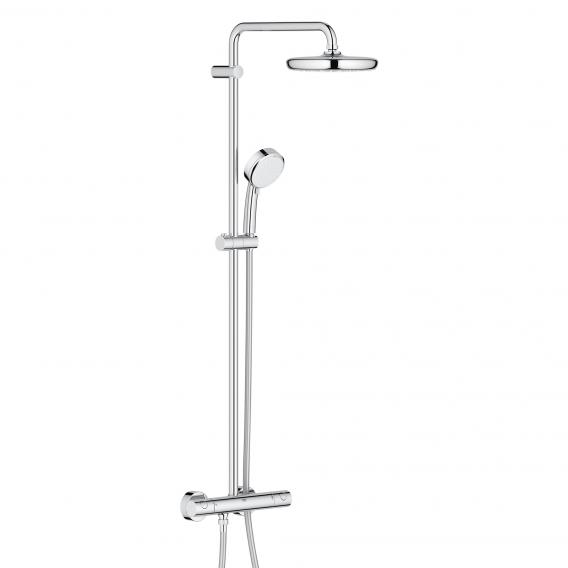 Grohe Tempesta Cosmopolitan System 210 shower system with wall-mounted thermostatic shower mixer