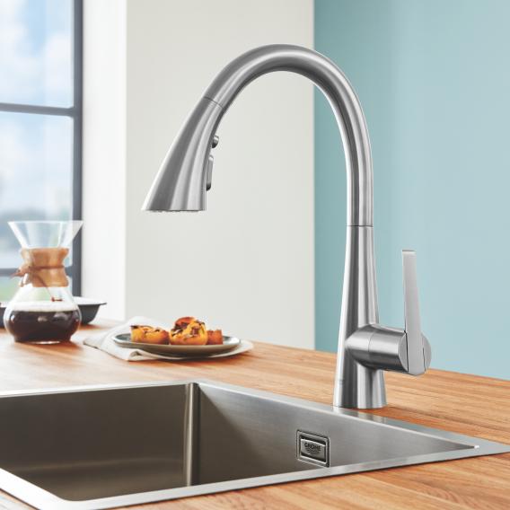 Grohe Zedra the single-lever kitchen mixer tap