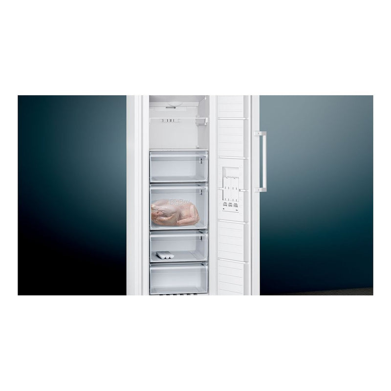 Siemens - IQ300 Free-standing Freezer 161 x 60 cm White GS29NVW3PG 