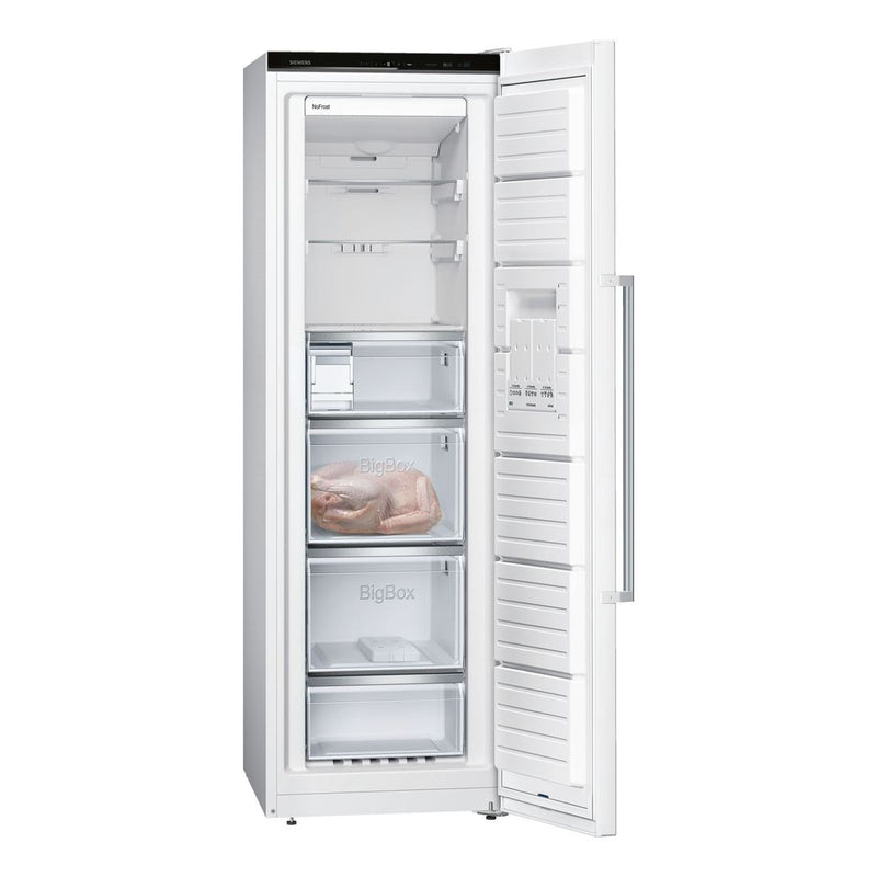 Siemens - IQ500 Free-standing Freezer 186 x 60 cm White GS36NAW3P 