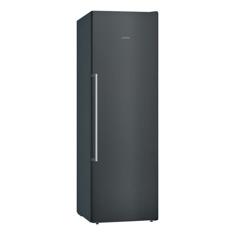 Siemens - IQ500 Free-standing Freezer 186 x 60 cm Black Stainless Steel GS36NAXFV 