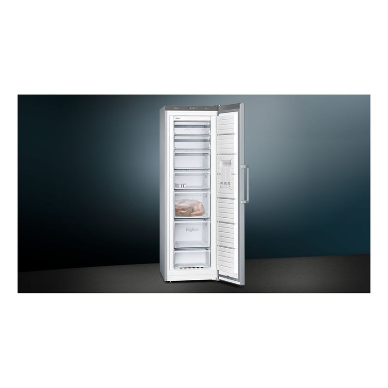 Siemens - IQ300 Free-standing Freezer 186 x 60 cm Inox-easyclean GS36NVIFV 