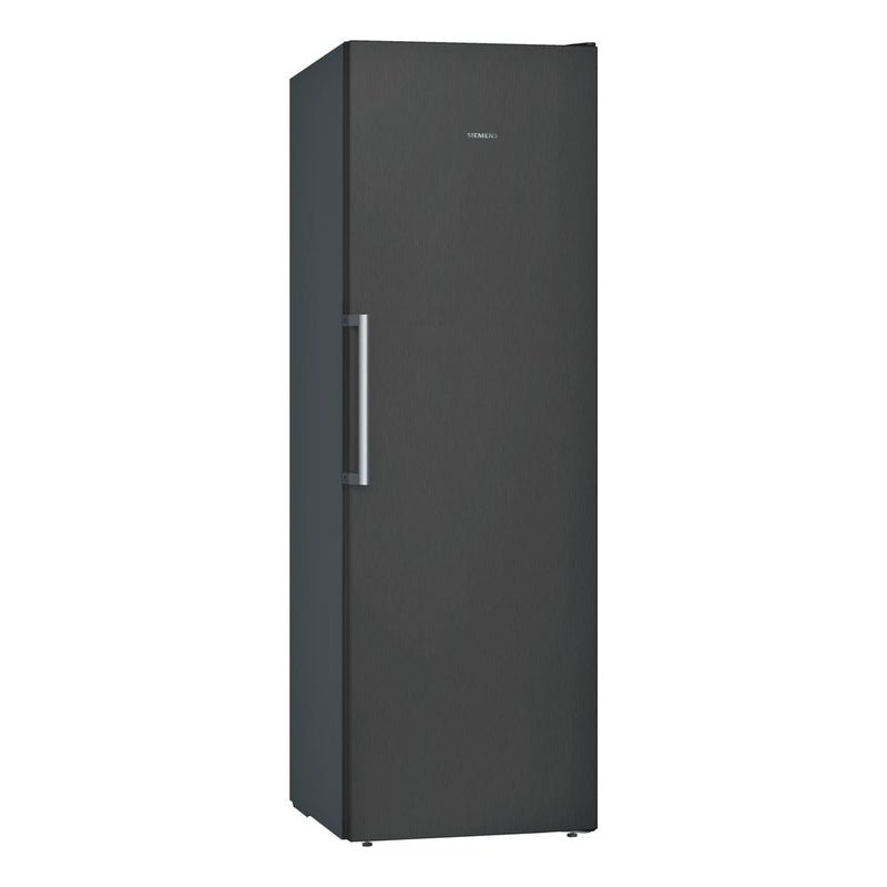 Siemens - IQ300 Free-standing Freezer 186 x 60 cm Black Stainless Steel GS36NVX3PG 