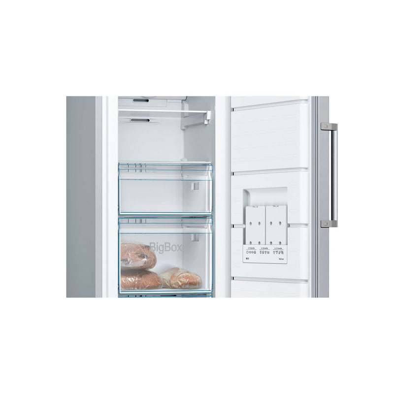 博世-系列| 4 獨立式冰櫃 161 x 60 cm 不鏽鋼外觀 GSN29VLEP