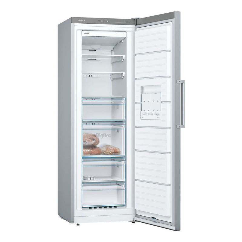 博世-系列| 4 獨立式冰櫃 176 x 60 cm 不鏽鋼外觀 GSN33VLEP