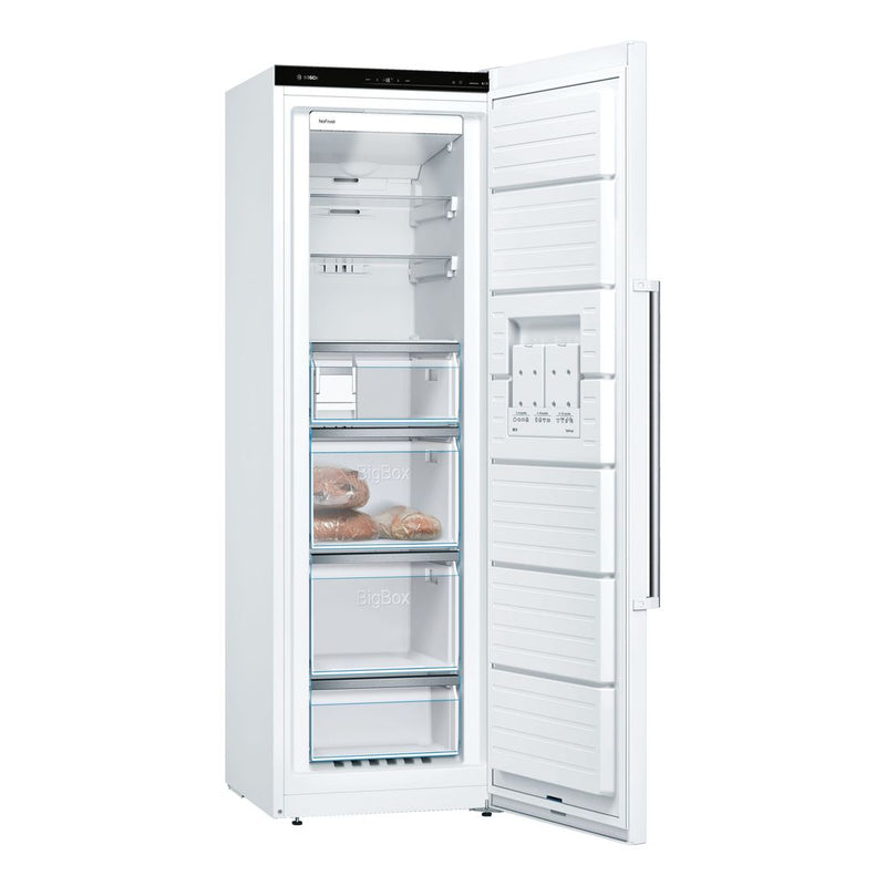 博世-系列| 6 個獨立式冰櫃 186 x 60 cm 白色 GSN36AWFPG