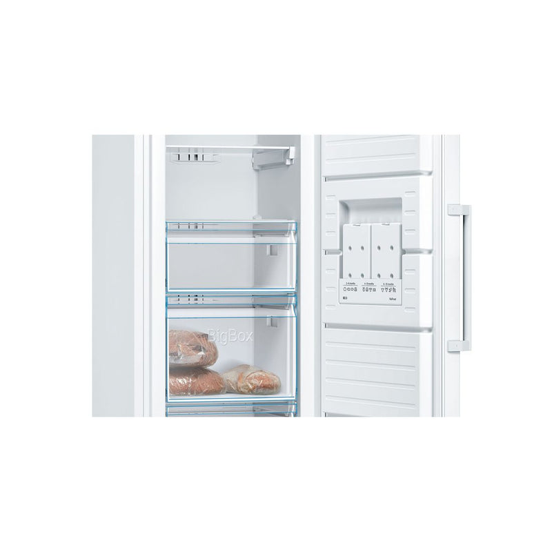 博世-系列| 4 獨立式冰櫃 186 x 60 cm 白色 GSN36VWFPG