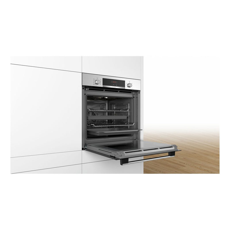 博世-系列| 4 內建烤箱 60 x 60 cm 不鏽鋼 HBS573BS0B
