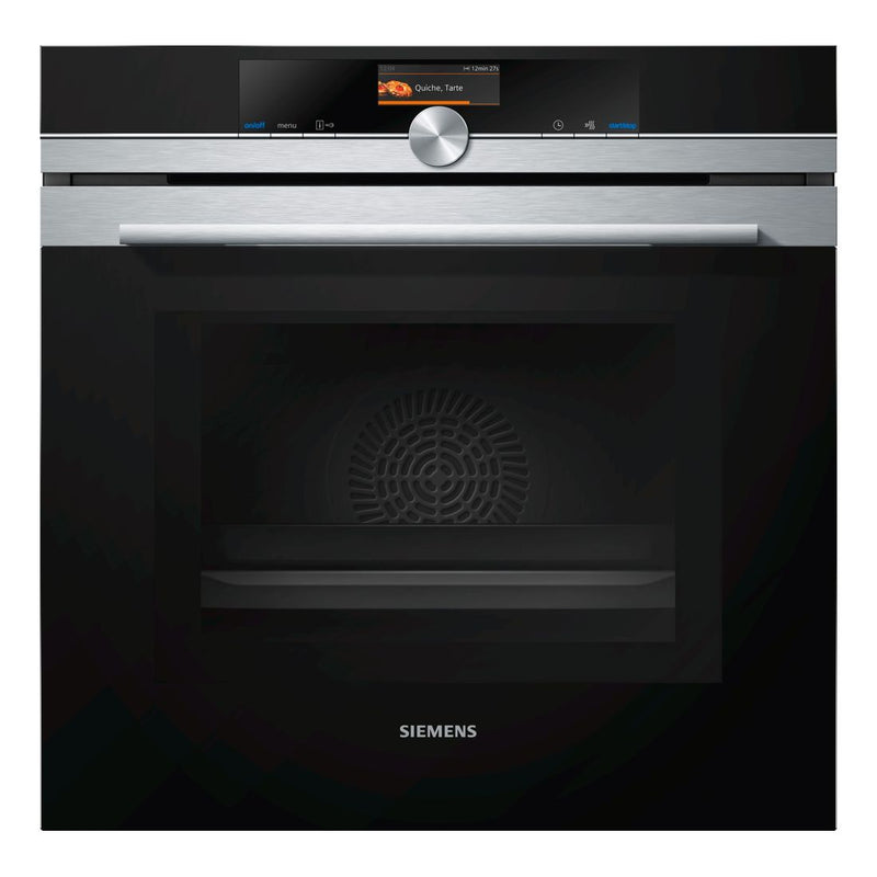 Siemens - IQ700 Built-in Oven With Microwave Function 60 x 60 cm Stainless Steel HM676G0S6B 