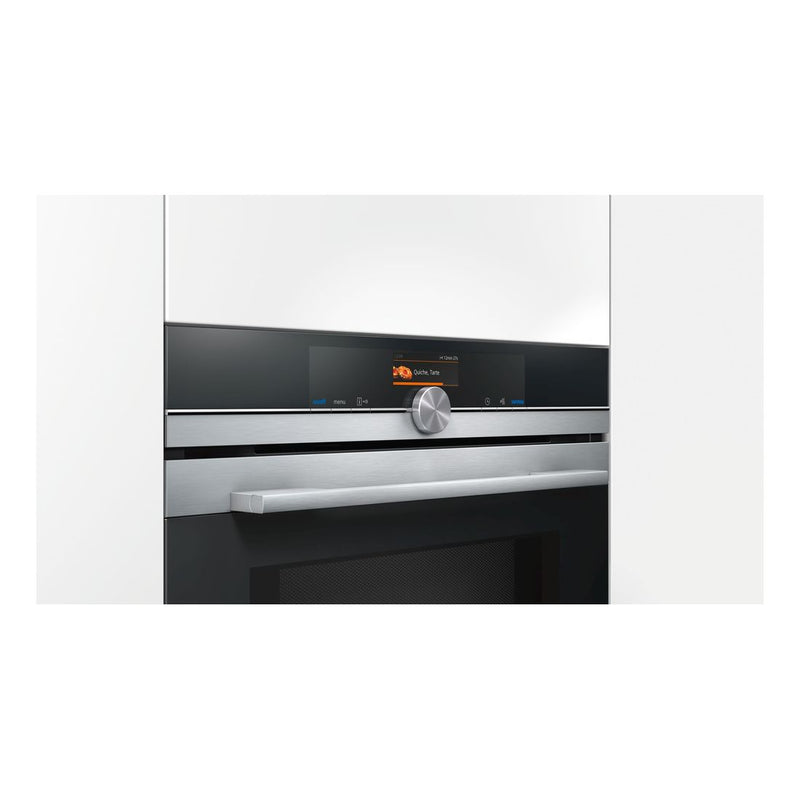 Siemens - IQ700 Built-in Oven With Microwave Function 60 x 60 cm Stainless Steel HM676G0S6B 