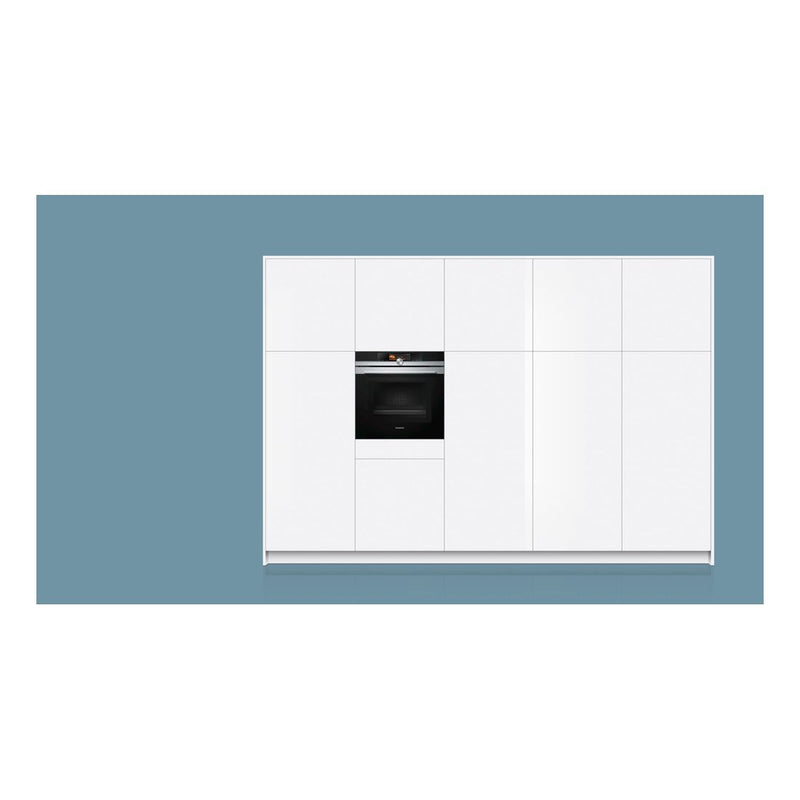 Siemens - IQ700 Built-in Oven With Microwave Function 60 x 60 cm Stainless Steel HM678G4S6B 