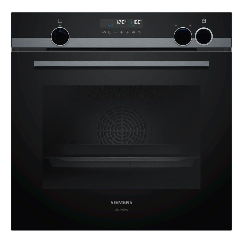 Siemens - IQ500 Built-in Oven With Added Steam Function 60 x 60 cm Black HR478GCB6B 