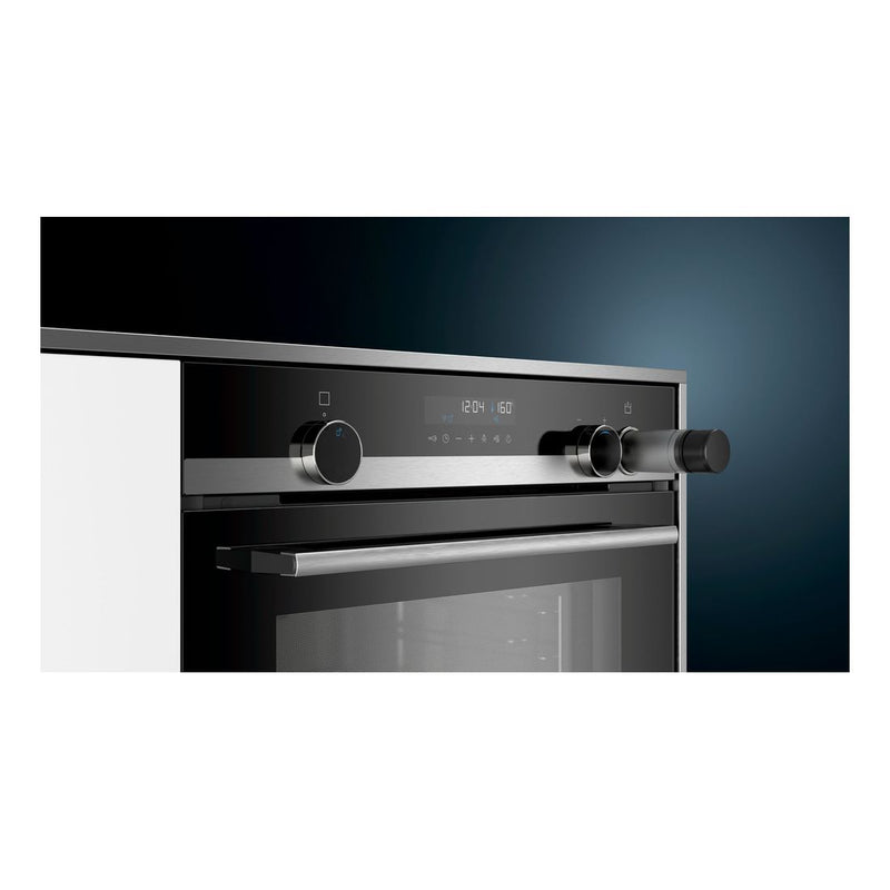 Siemens - IQ500 Built-in Oven With Added Steam Function 60 x 60 cm Stainless Steel HR578G5S6B 