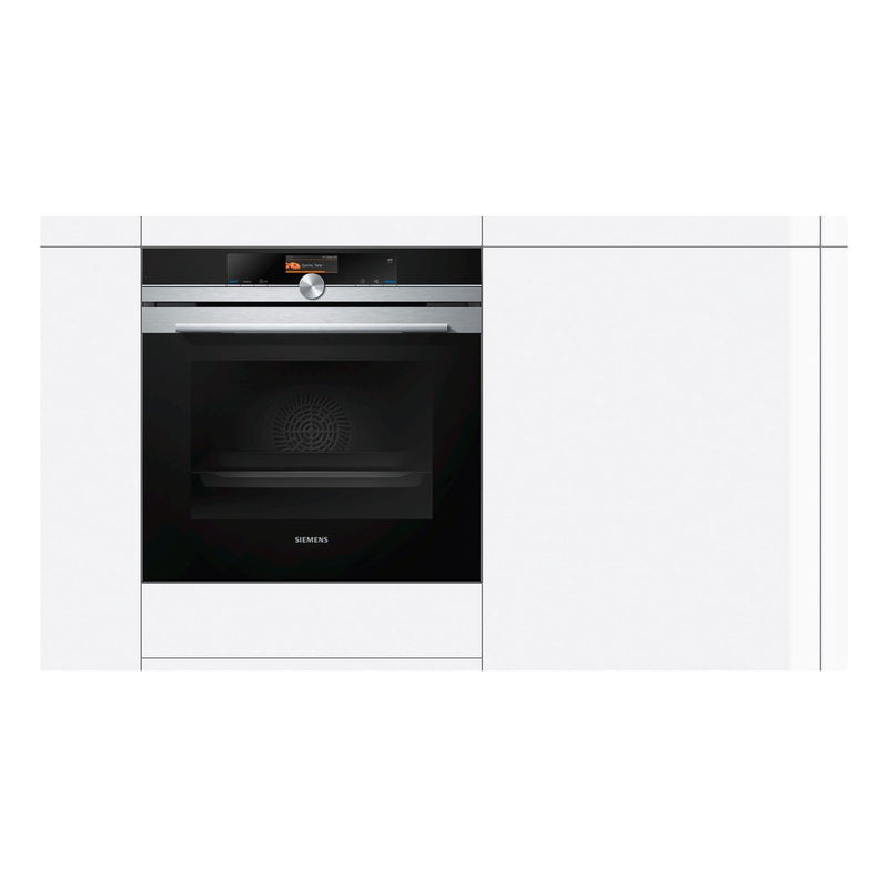 Siemens - IQ700 Built-in Oven With Added Steam Function 60 x 60 cm Stainless Steel HR676GBS6B 
