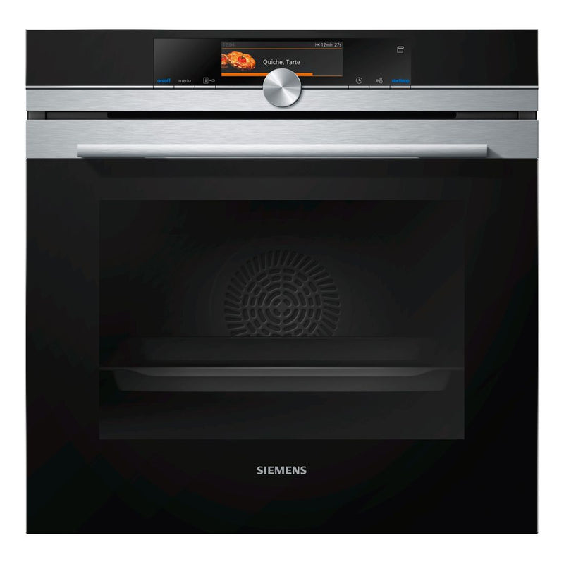 Siemens - IQ700 Built-in Oven With Added Steam Function 60 x 60 cm Stainless Steel HR678GES6B 
