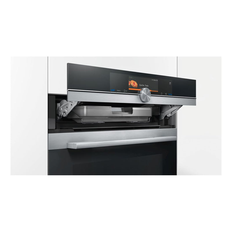 Siemens - IQ700 Built-in Oven With Added Steam Function 60 x 60 cm Stainless Steel HR678GES6B 
