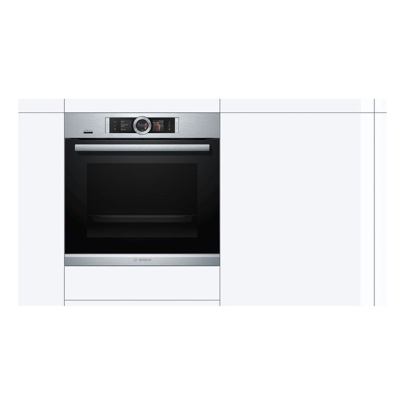 Bosch - Serie | 8 Built-in Oven With Added Steam Function 60 x 60 cm Stainless Steel HRG6769S6B