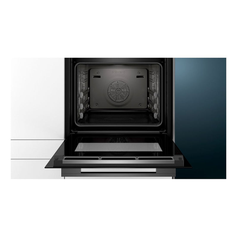 Siemens - IQ700 Built-in Oven With Steam Function 60 x 60 cm Black HS858GXB6B 