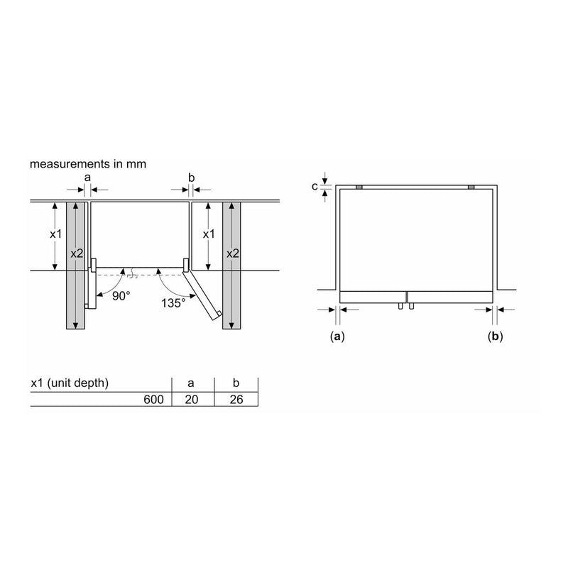 Bosch - Serie | 6 American Side By Side 178.7 x 90.8 cm Inox-easyclean KAD93VIFPG