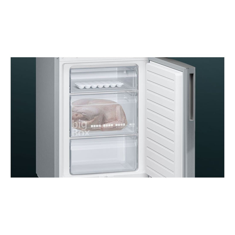 Siemens - IQ300 Free-standing Fridge-freezer With Freezer At Bottom 176 x 60 cm Inox-easyclean KG33VVI31G 