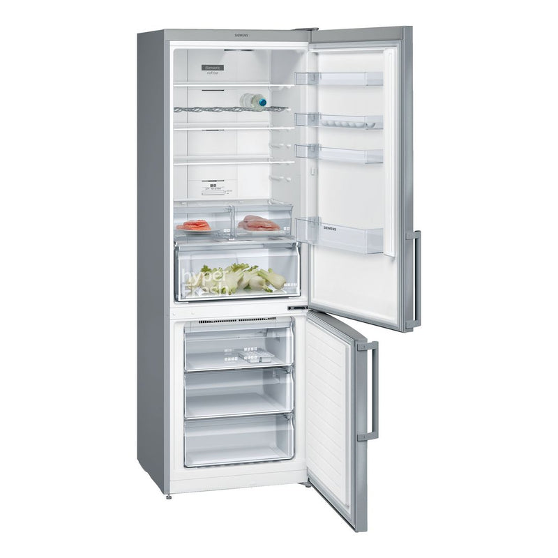 Siemens - IQ300 Free-standing Fridge-freezer With Freezer At Bottom 203 x 70 cm Inox-easyclean KG49NXIEPG 