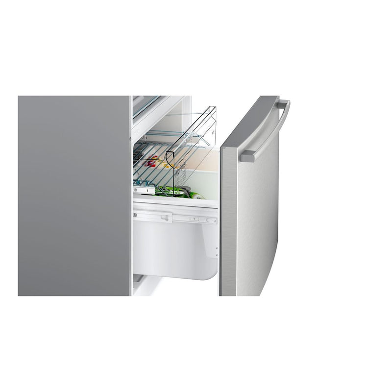 Bosch - Serie | 6 Free-standing Fridge-freezer With Freezer At Bottom 186 x 86 cm Inox-easyclean KGB86AIFP
