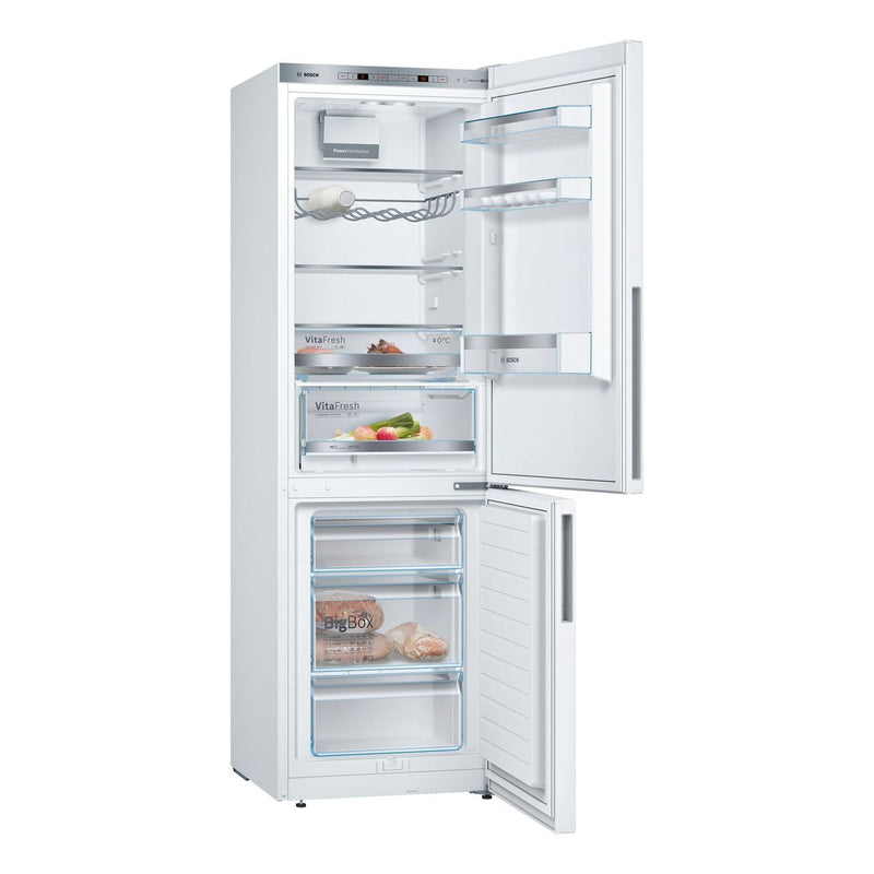 Bosch - Serie | 6 Free-standing Fridge-freezer With Freezer At Bottom 186 x 60 cm White KGE36AWCA
