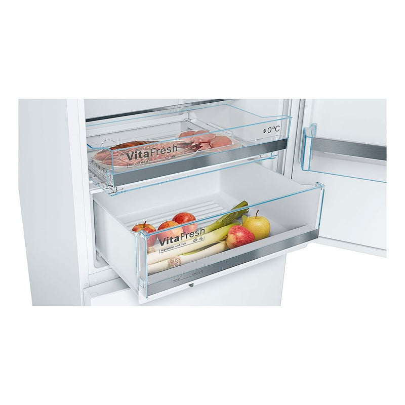Bosch - Serie | 6 Free-standing Fridge-freezer With Freezer At Bottom 201 x 70 cm White KGE49AWCAG