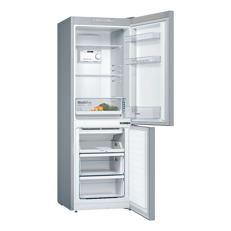Bosch - Serie | 2 Free-standing Fridge-freezer With Freezer At Bottom 176 x 60 cm Inox-look KGN33NLEAG