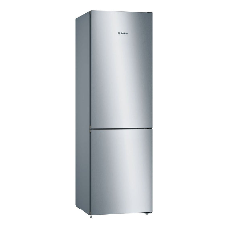 Bosch - Serie | 4 Free-standing Fridge-freezer With Freezer At Bottom 186 x 60 cm Inox-look KGN36VLEAG 
