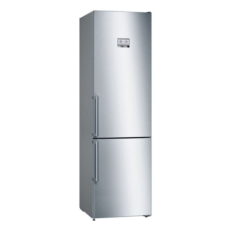 Bosch - Serie | 6 Free-standing Fridge-freezer With Freezer At Bottom 204 x 60 cm Inox-easyclean KGN39HIEP 