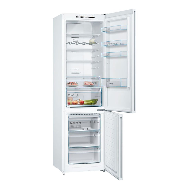 Bosch - Serie | 4 Free-standing Fridge-freezer With Freezer At Bottom 203 x 60 cm White KGN39VWEAG