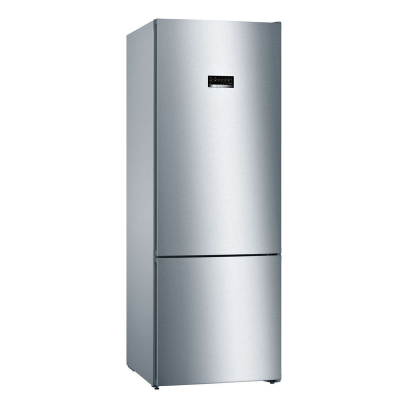 Bosch - Serie | 4 Free-standing Fridge-freezer With Freezer At Bottom 193 x 70 cm Inox-look KGN56XLEA 