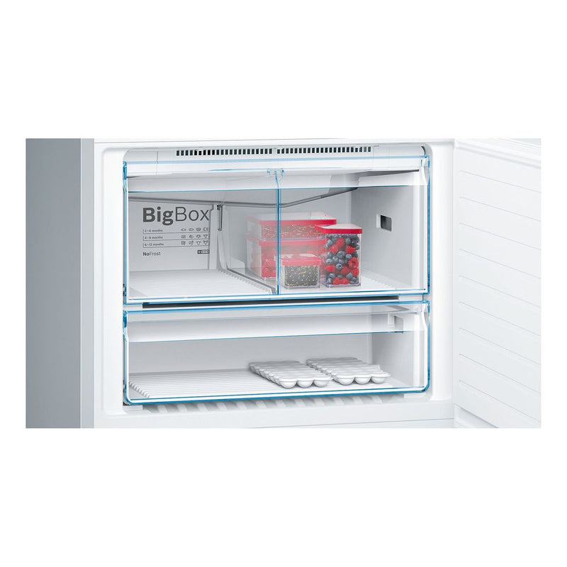 Bosch - Serie | 4 Free-standing Fridge-freezer With Freezer At Bottom 186 x 86 cm Inox-easyclean KGN864IFA