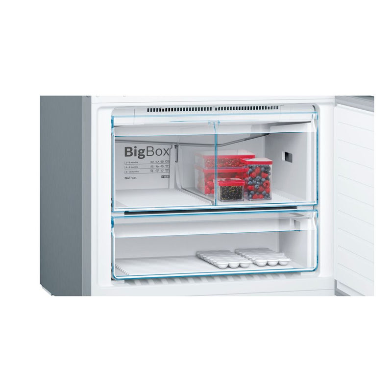 Bosch - Serie | 6 Free-standing Fridge-freezer With Freezer At Bottom 186 x 86 cm Inox-easyclean KGN86AIDP