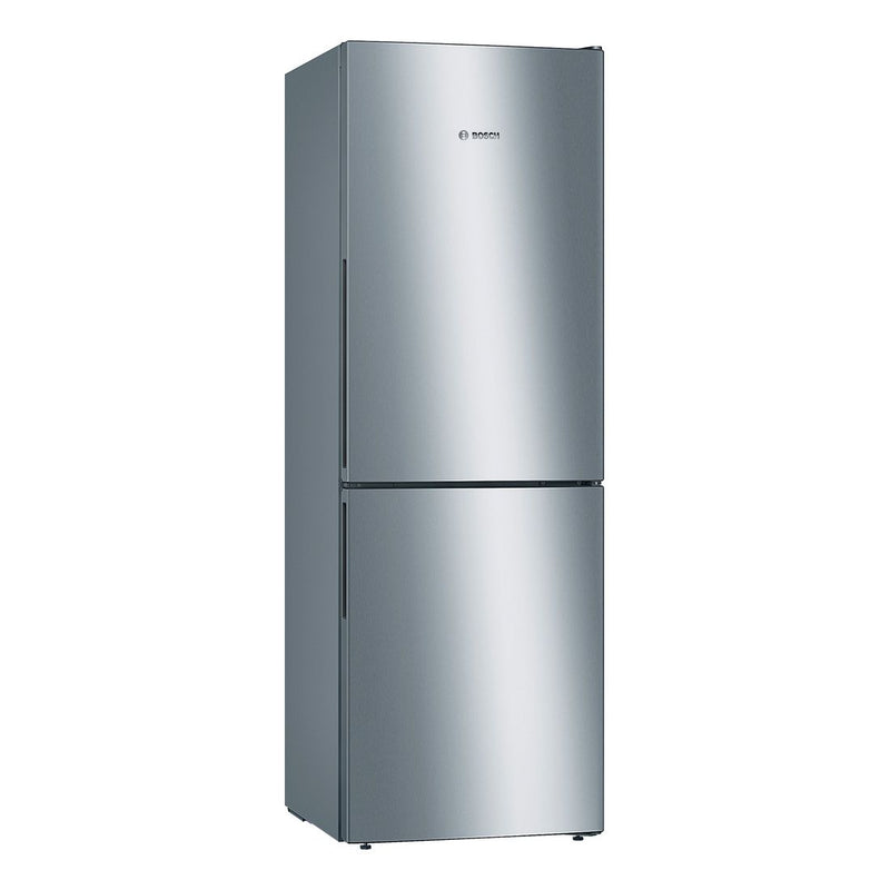 Bosch - Serie | 4 Free-standing Fridge-freezer With Freezer At Bottom 176 x 60 cm Inox-look KGV33VLEAG 