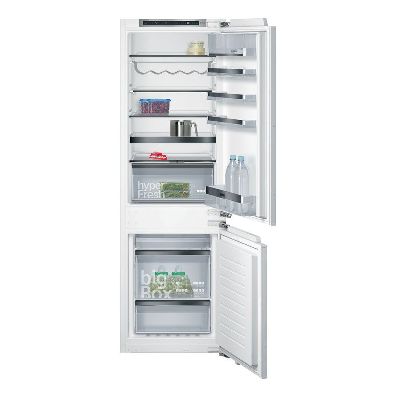 Siemens - IQ500 Built-in Fridge-freezer With Freezer At Bottom 177.2 x 55.8 cm Soft Close Flat Hinge KI86NHDF0 