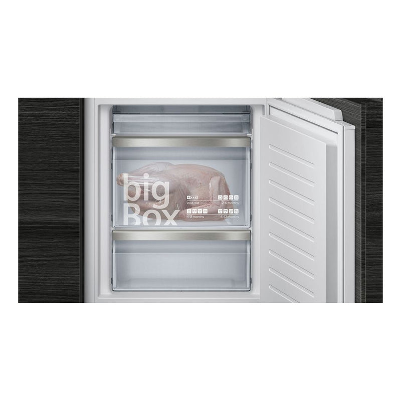 Siemens - IQ500 Built-in Fridge-freezer With Freezer At Bottom 177.2 x 55.8 cm Flat Hinge KI86SAFE0G 