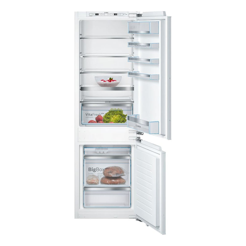 Bosch - Serie | 6 Built-in Fridge-freezer With Freezer At Bottom 177.2 x 55.8 cm Flat Hinge KIS86AFE0G 