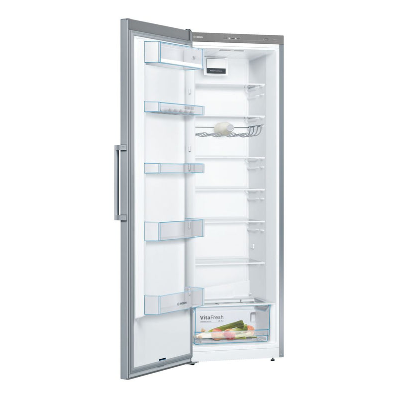 博世-系列| 4 獨立式冰箱 186 x 60 cm 不鏽鋼外觀 KSV36VLEP