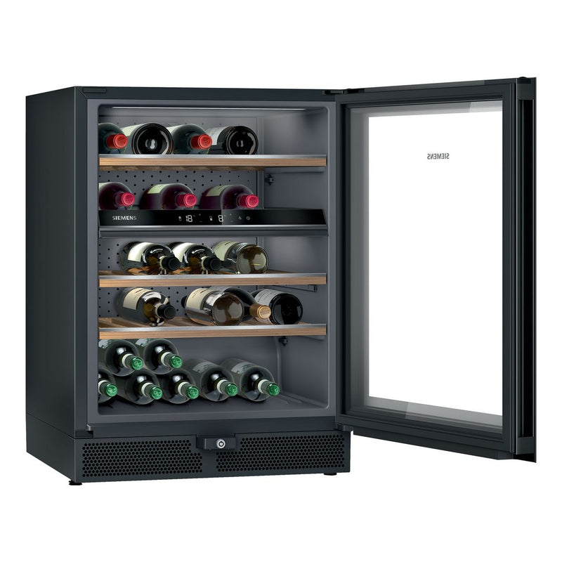 Siemens - IQ500 Wine Cooler With Glass Door KW16KATGAG 