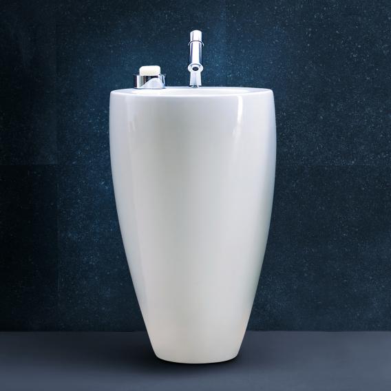 LAUFEN Alessi One washbasin, freestanding white, with Clean Coat